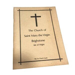 The Church Of Saint Mary The Virgin Brighstone Isle Of Wight Booklet 1973